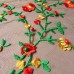 Ткань Сетка с вышивкой (цветы)